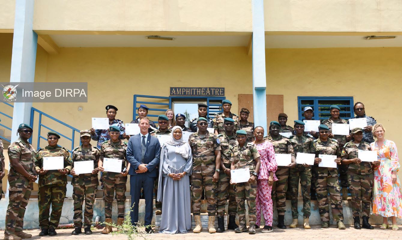 Mali : vingt femmes officiers formées au leadership à l’École de la Gendarmerie de Faladiè