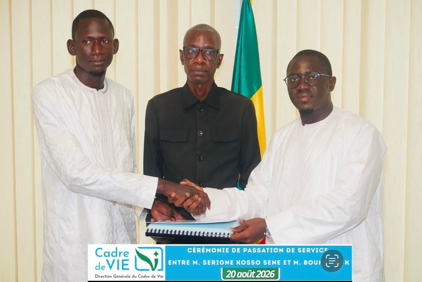 Administration publique : Bouna Seck prend les rênes de la Direction générale du Cadre de Vie