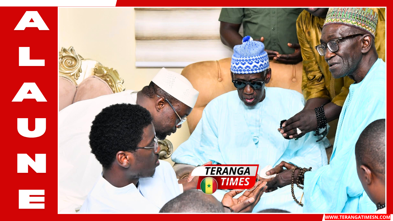 Tivaouane : Ousmane Sonko en visite chez le Khalife général des Tidianes pour prôner la paix et la concorde