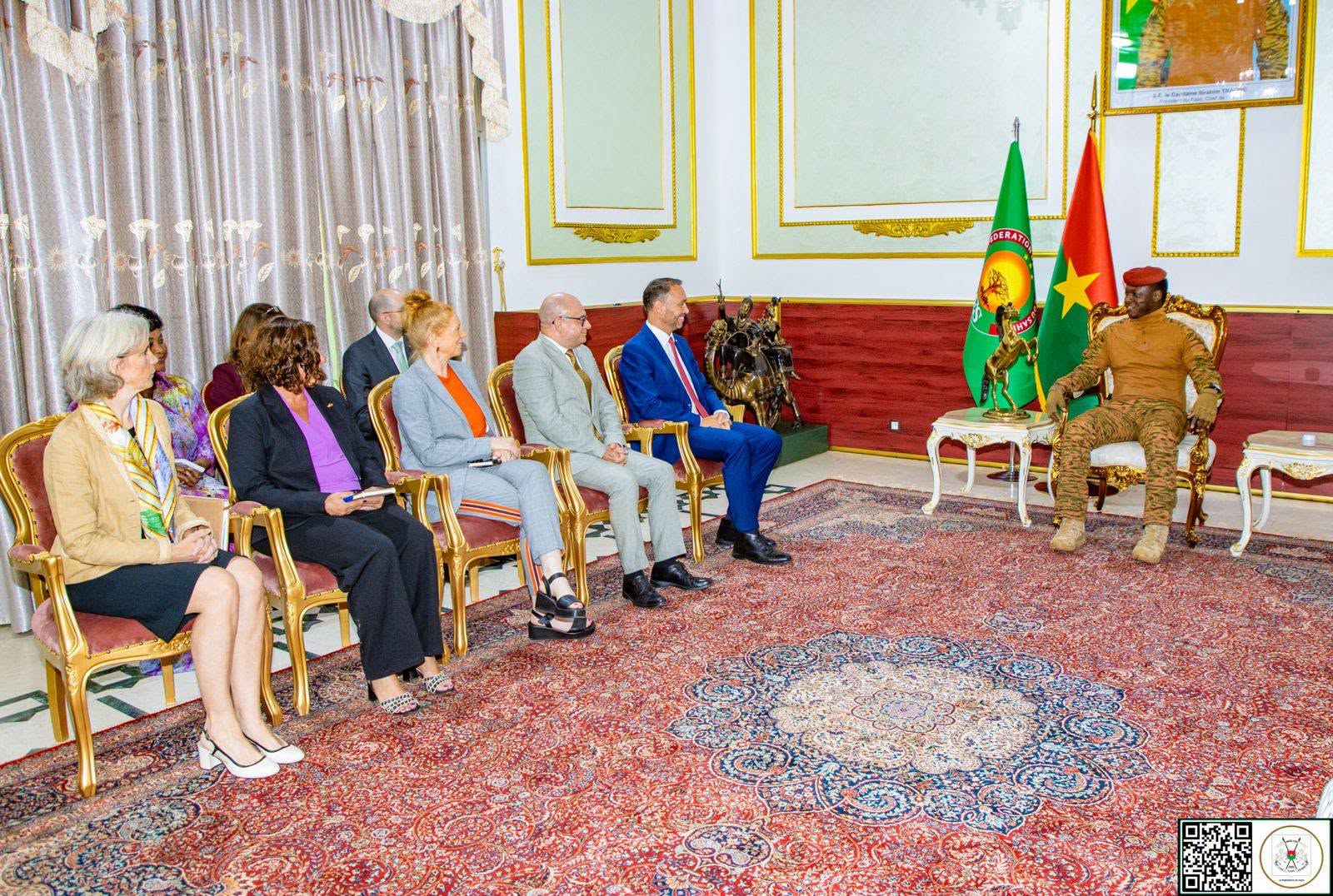 Burkina Faso-Belgique: Ibrahim Traoré reçoit Maxime Prévot pour renforcer la coopération