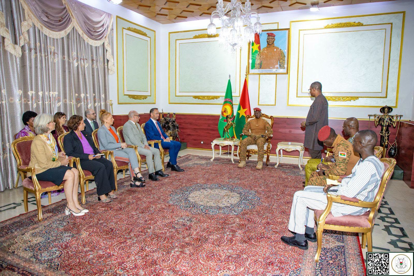 Burkina Faso-Belgique: Ibrahim Traoré reçoit Maxime Prévot pour renforcer la coopération