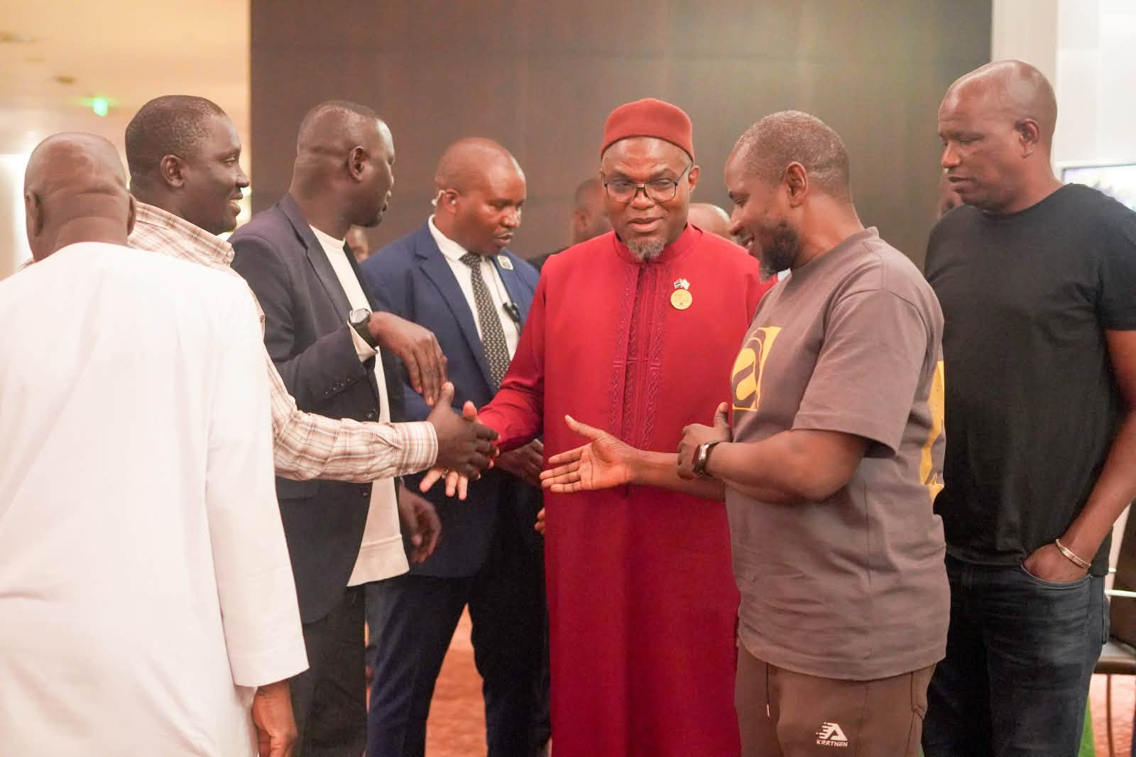 Diplomatie: Le vice-président gambien Mohammed B.S. Jallow échange avec la communauté gambienne à Luanda