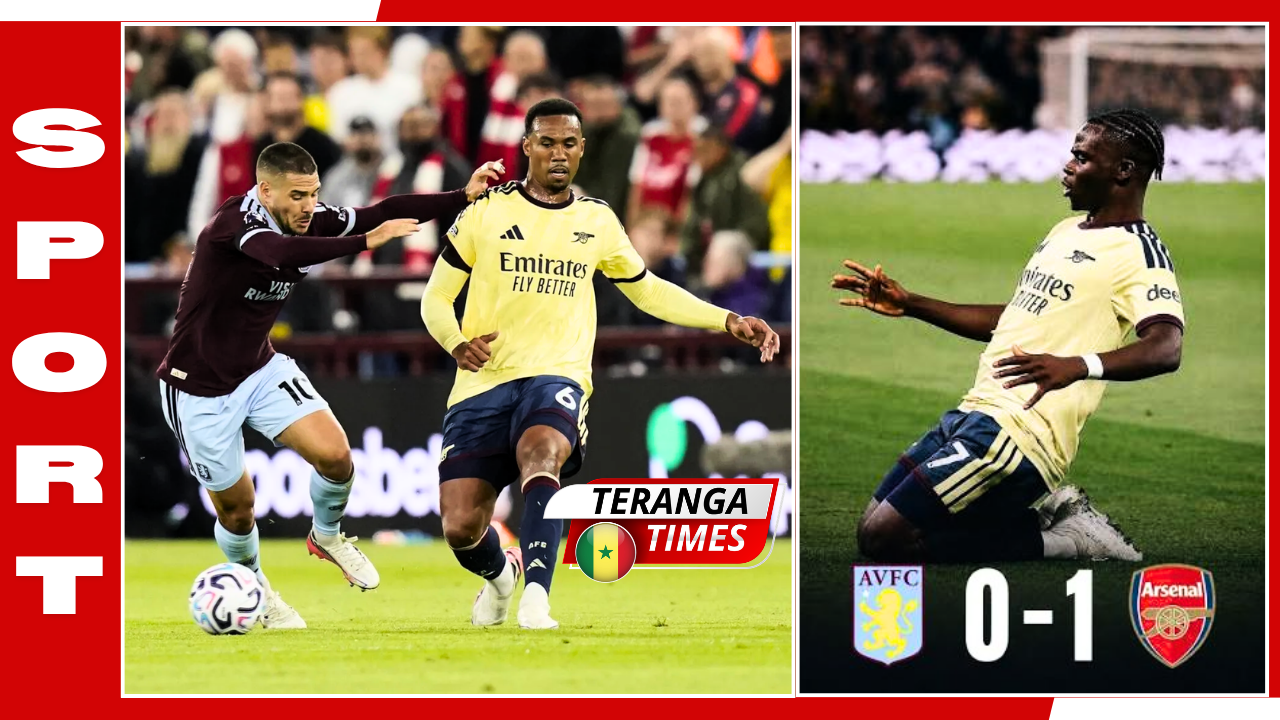 Premier League : Arsenal s'impose à Aston Villa (0-1) grâce à Bukayo Saka