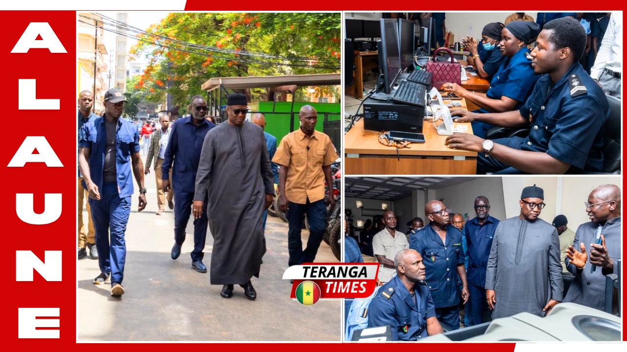 Le ministre de l’Intérieur Mouhamadou Makhtar Cissé en visite de travail à la Direction de l’Autonomisation du Fichier