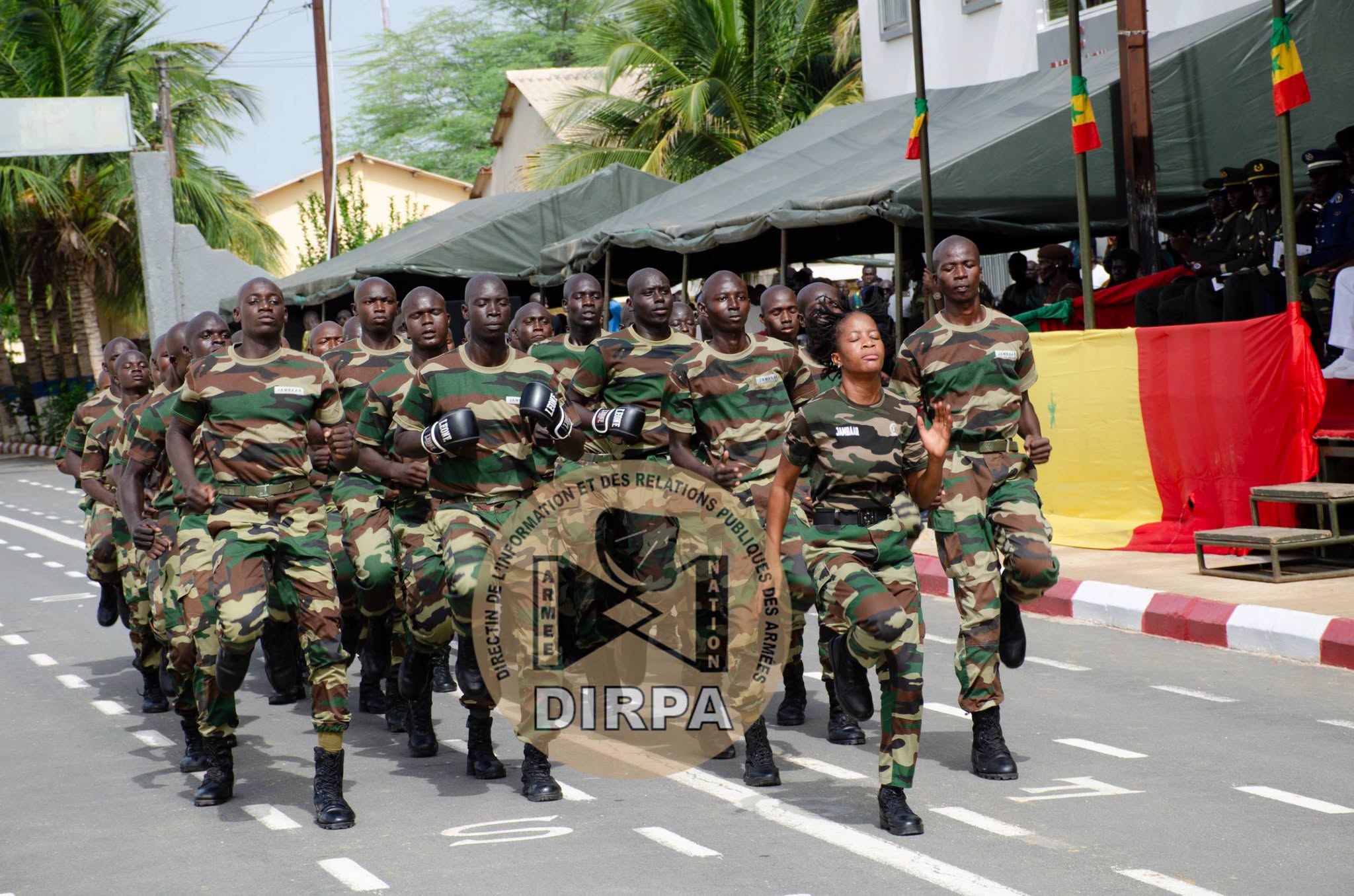 Forces Armées : Le contingent 2026/2 du 12ᵉ Bataillon d'Instruction de Bango reçoit son drapeau