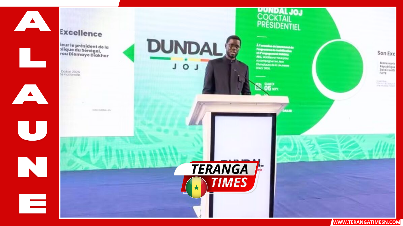 JOJ Dakar 2026 : le Président Faye lance « Dundal JOJ », vaste campagne de mobilisation populaire