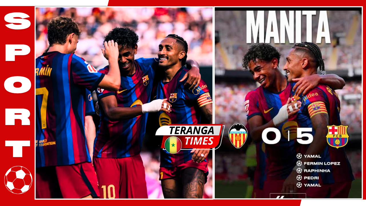 Liga : le FC Barcelone humilie un Valence en crise (5-0) et Anthony Gordon entre déjà dans l'histoire du club