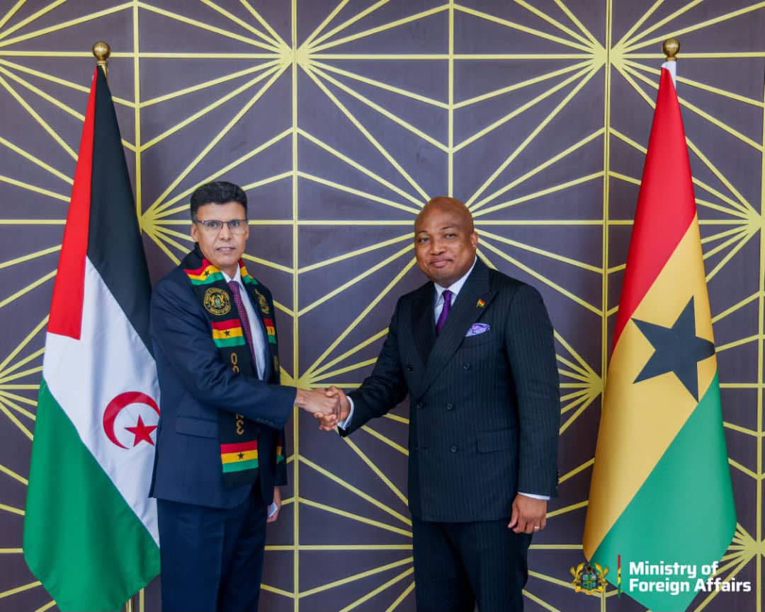 Intégration sous-régionale : Le Ghana réaffirme sa position sur le Sahara occidental lors d'une audience accordée à un envoyé spécial à Accra
