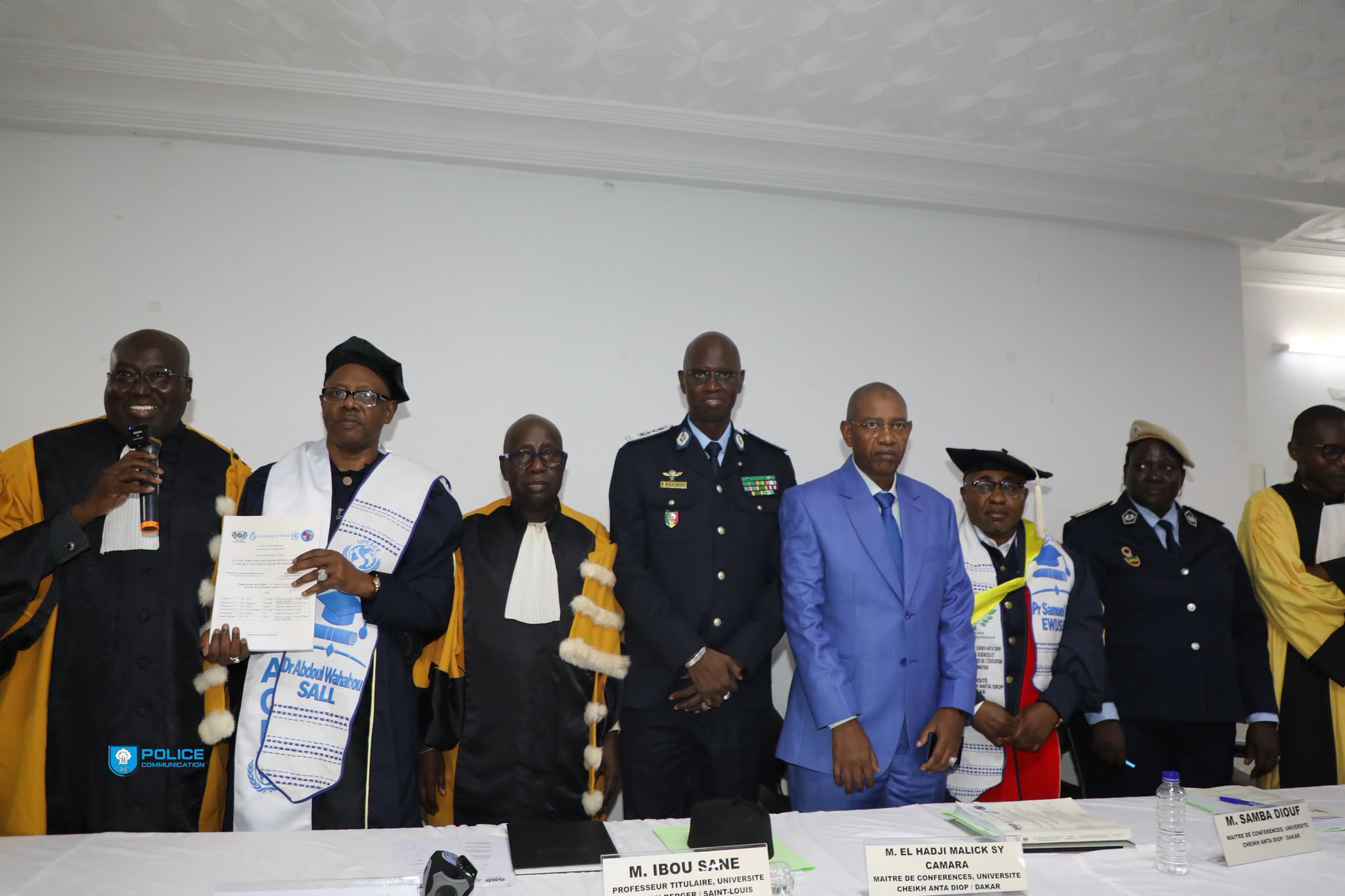 Police nationale : Abdoul Wahab Sall décroche son doctorat avec la mention Très Honorable