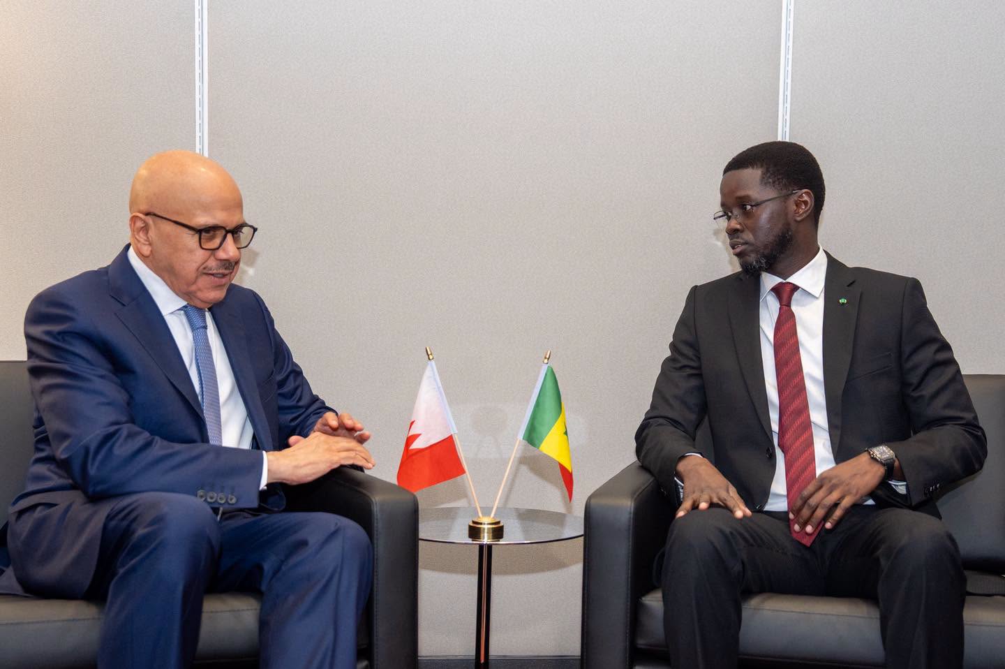 Diplomatie bilatérale et attractivité économique : Bassirou Diomaye Faye s'entretient avec le chef de la diplomatie bahreïnienne à New York