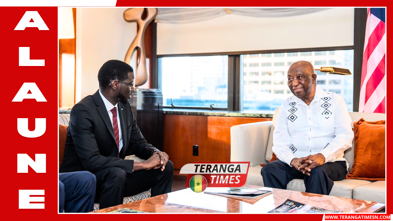 Diplomatie régionale et coopération économique: Bassirou Diomaye Faye et Joseph Boakai renforcent l'axe Dakar-Monrovia à New York