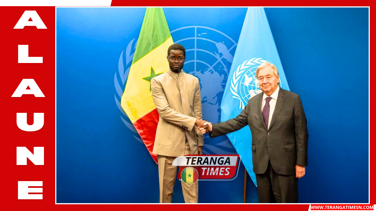 Le Président Bassirou Diomaye Faye rencontre le Secrétaire général de l'ONU António Guterres à New York !