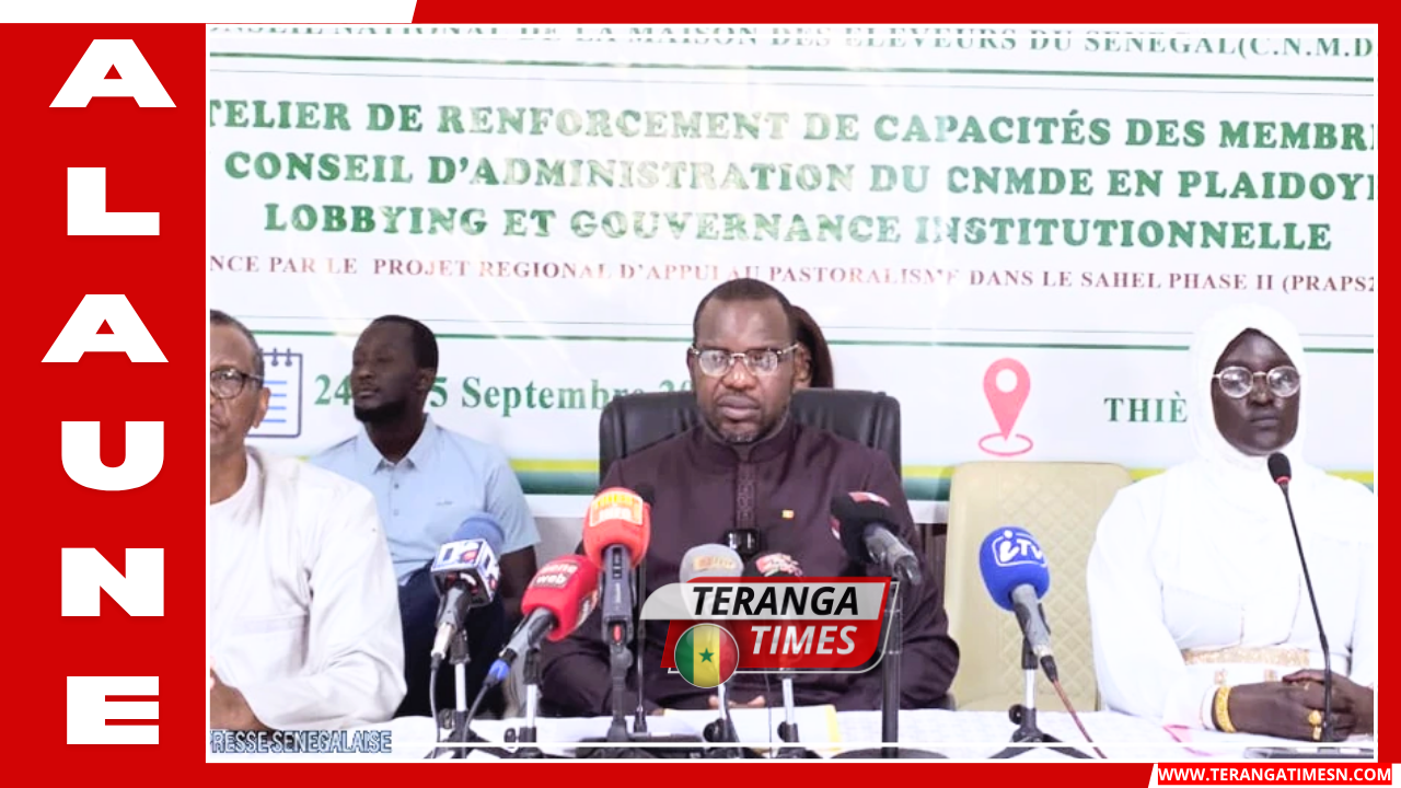 Élevage : le ministre Ousmane Diagne plaide pour des organisations d'éleveurs plus fortes et mieux structurées