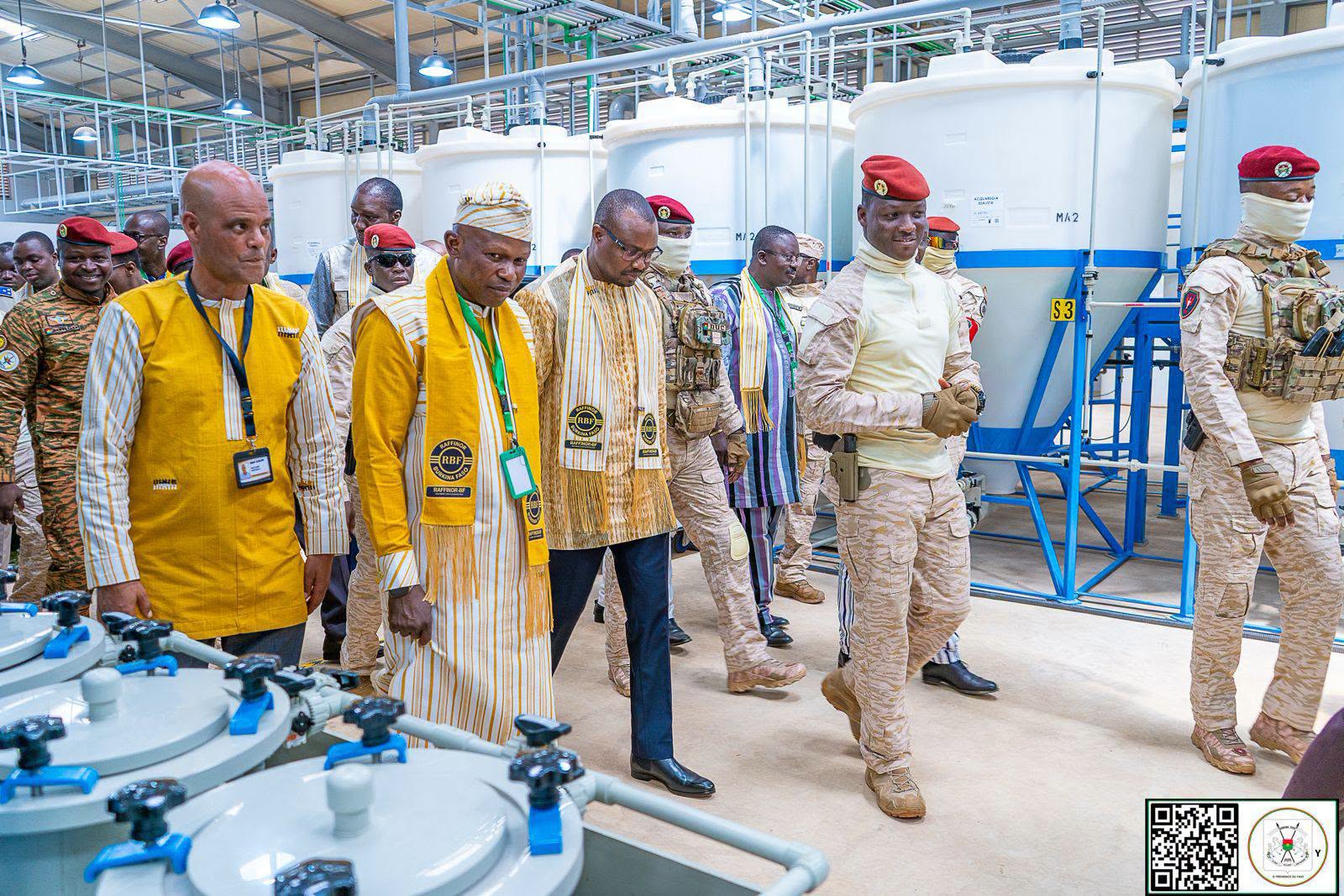 Burkina Faso : le Capitaine Ibrahim Traoré inaugure RAFFINOR-BF, la première raffinerie d'or du pays