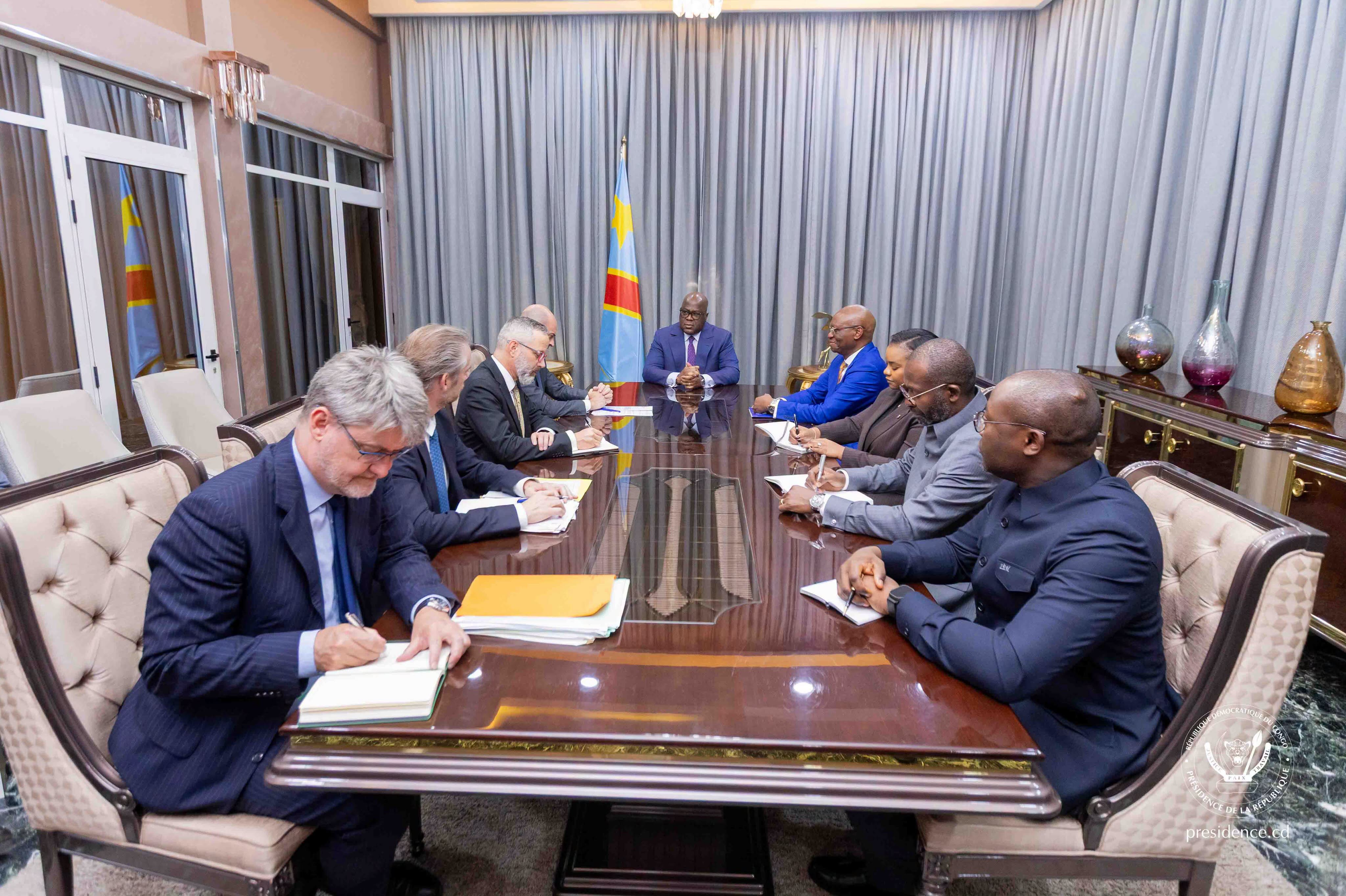 Kinshasa : Félix Tshisekedi reçoit le chef de la diplomatie française Jean-Noël Barrot
