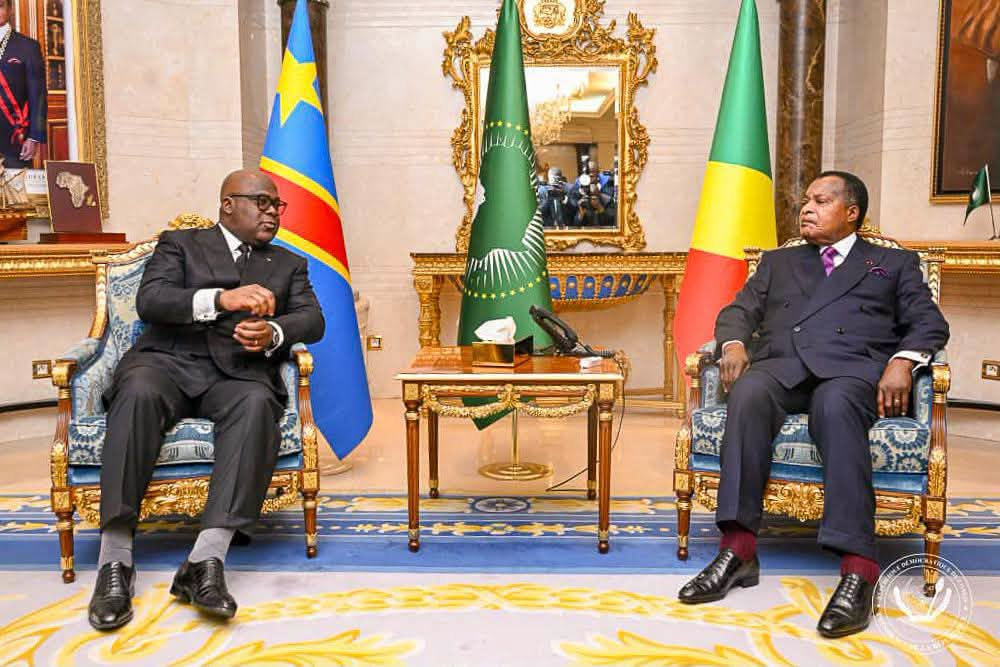 RDC–Congo: Tshisekedi et Sassou Nguesso réaffirment leurs liens fraternels après l’incident de Makotipoko