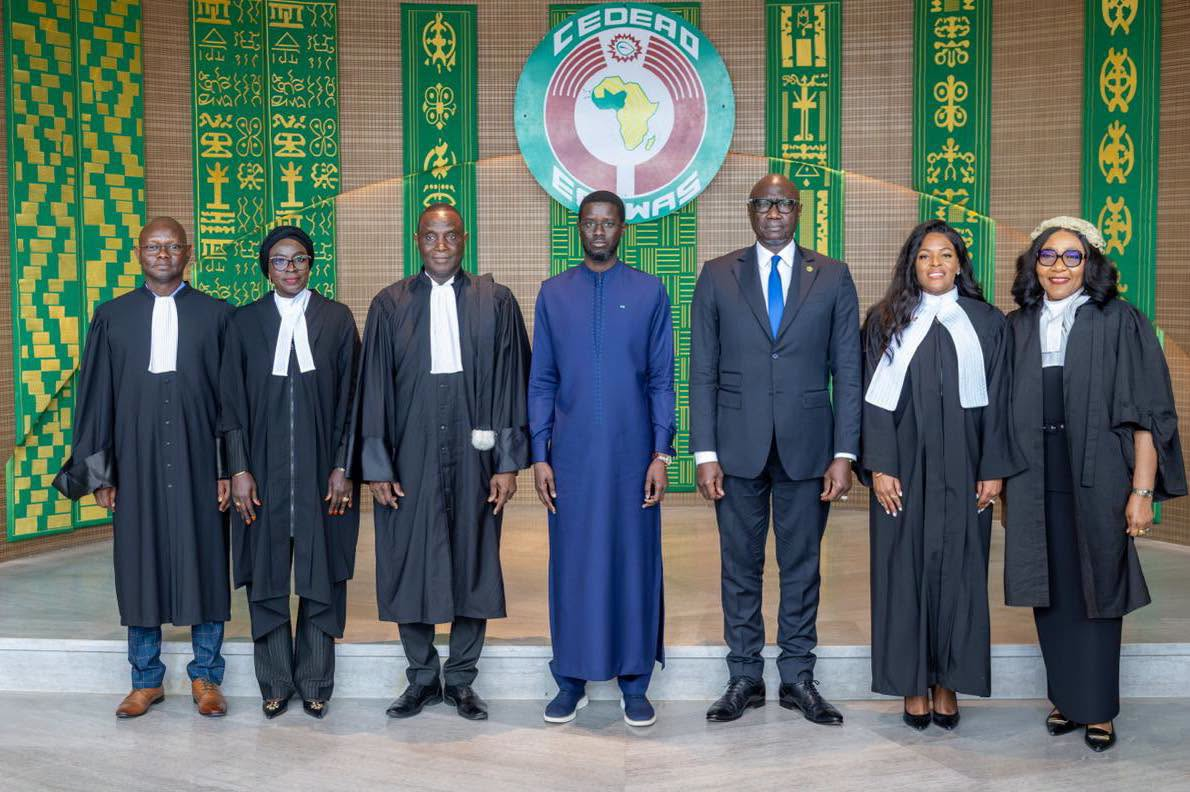 CEDEAO : Bassirou Diomaye Faye préside la prestation de serment des nouveaux juges à Abuja