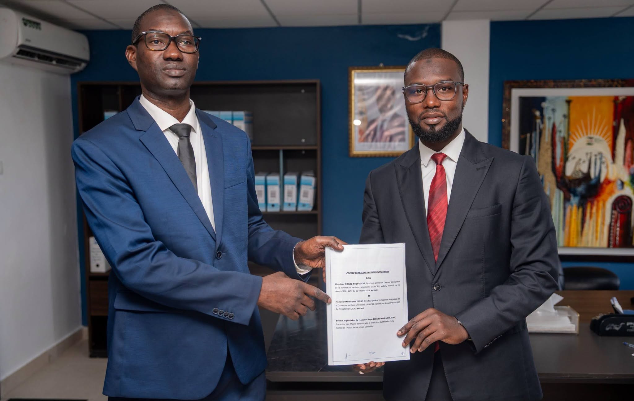 SEN-CSU : Moustapha Cissé succède au Dr El Hadji Séga Guèye à la Direction