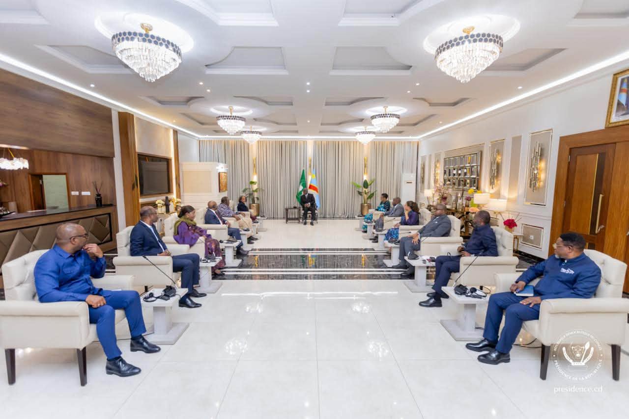 RDC : Félix Tshisekedi reçoit les facilitateurs de l'UA à Kinshasa