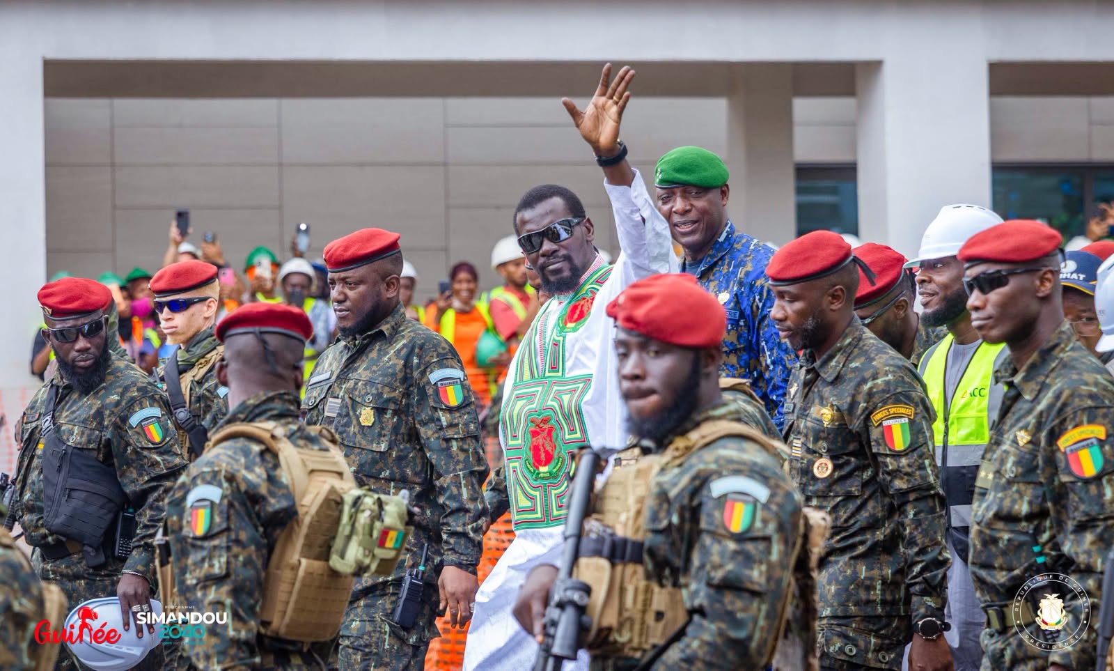 Guinée: Mamadi Doumbouya visite plusieurs chantiers du programme Simandou 2040 à Conakry