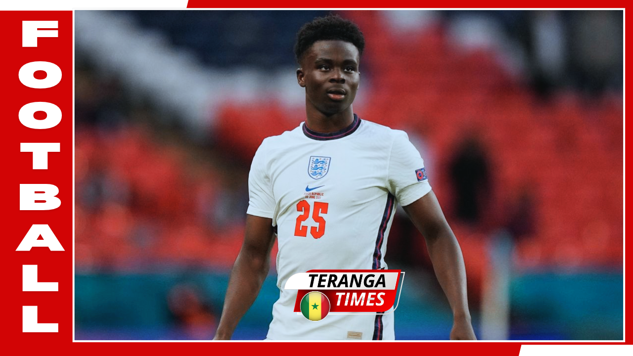 Angleterre : Saka sorti sur blessure, Arsenal craint une absence de deux mois