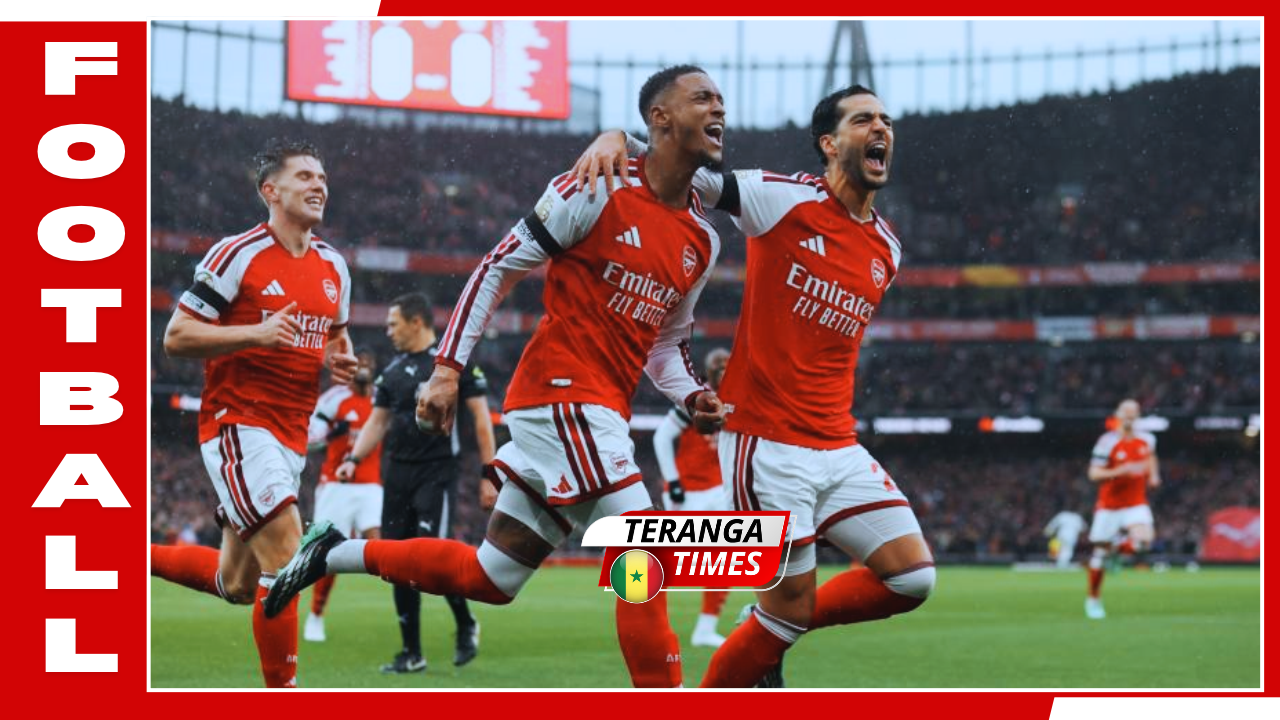 Angleterre: Arsenal bat Everton 2-0 et rejoint City en tête de la Premier League