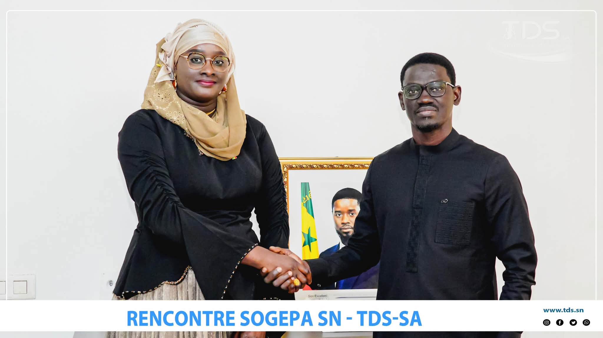 La SOGEPA et TDS-SA jettent les bases d'un partenariat stratégique pour la gestion et la sécurisation des actifs de l'État