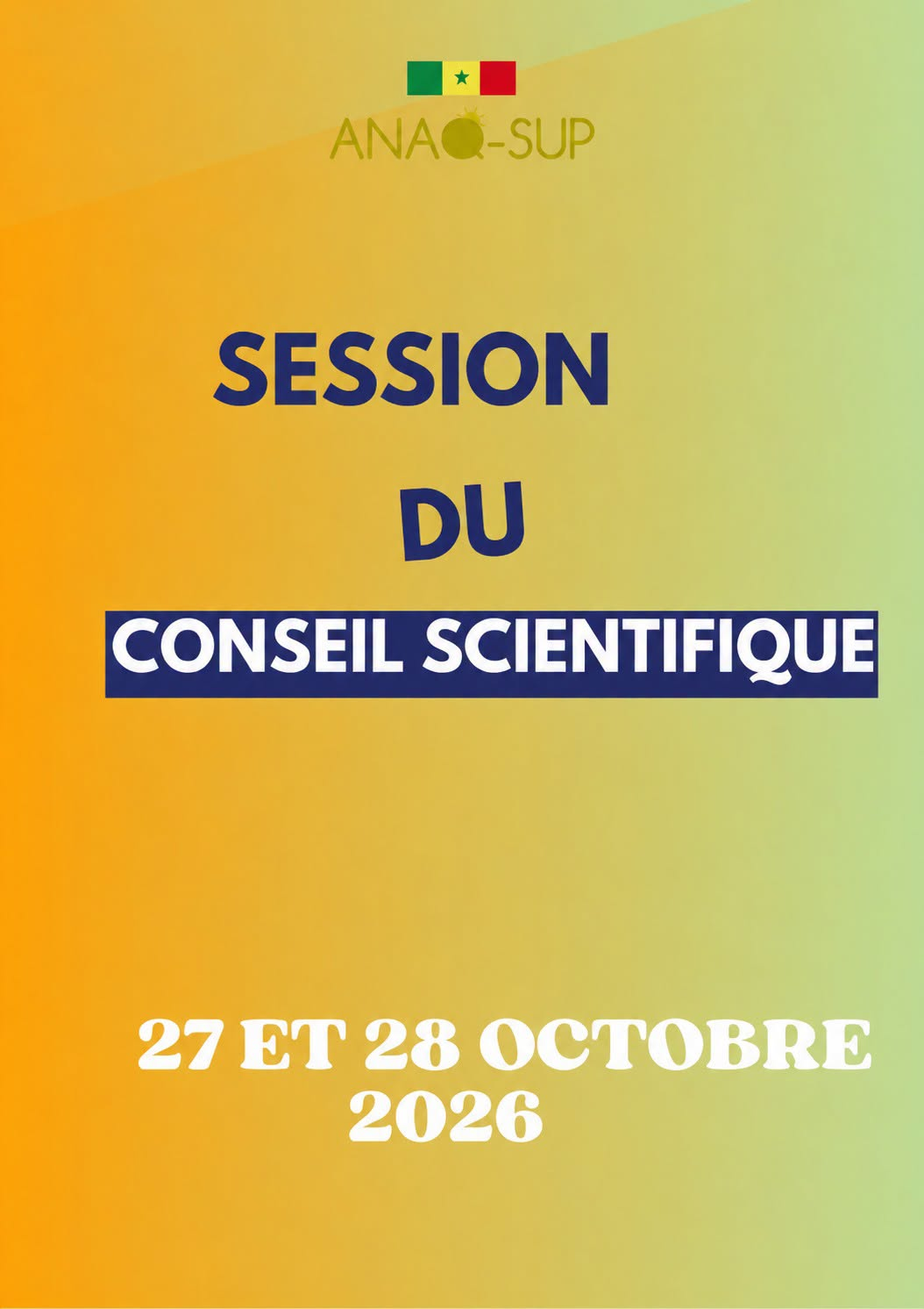 Enseignement supérieur / ANAQ-Sup: Session du Conseil scientifique les 27 et 28 octobre à Dakar