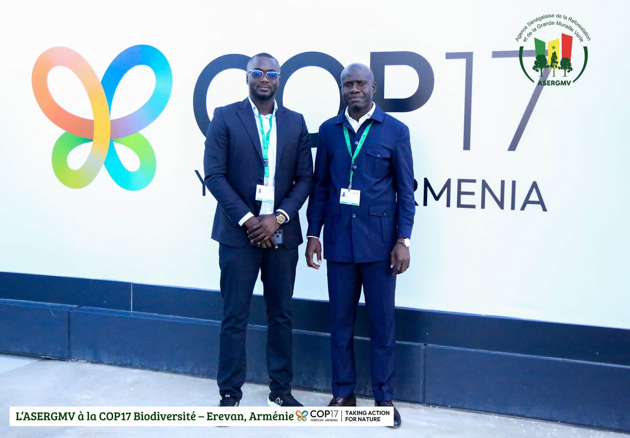 COP17 Biodiversité: L'ASERGMV représente le Sénégal à Erevan pour promouvoir la Grande Muraille Verte