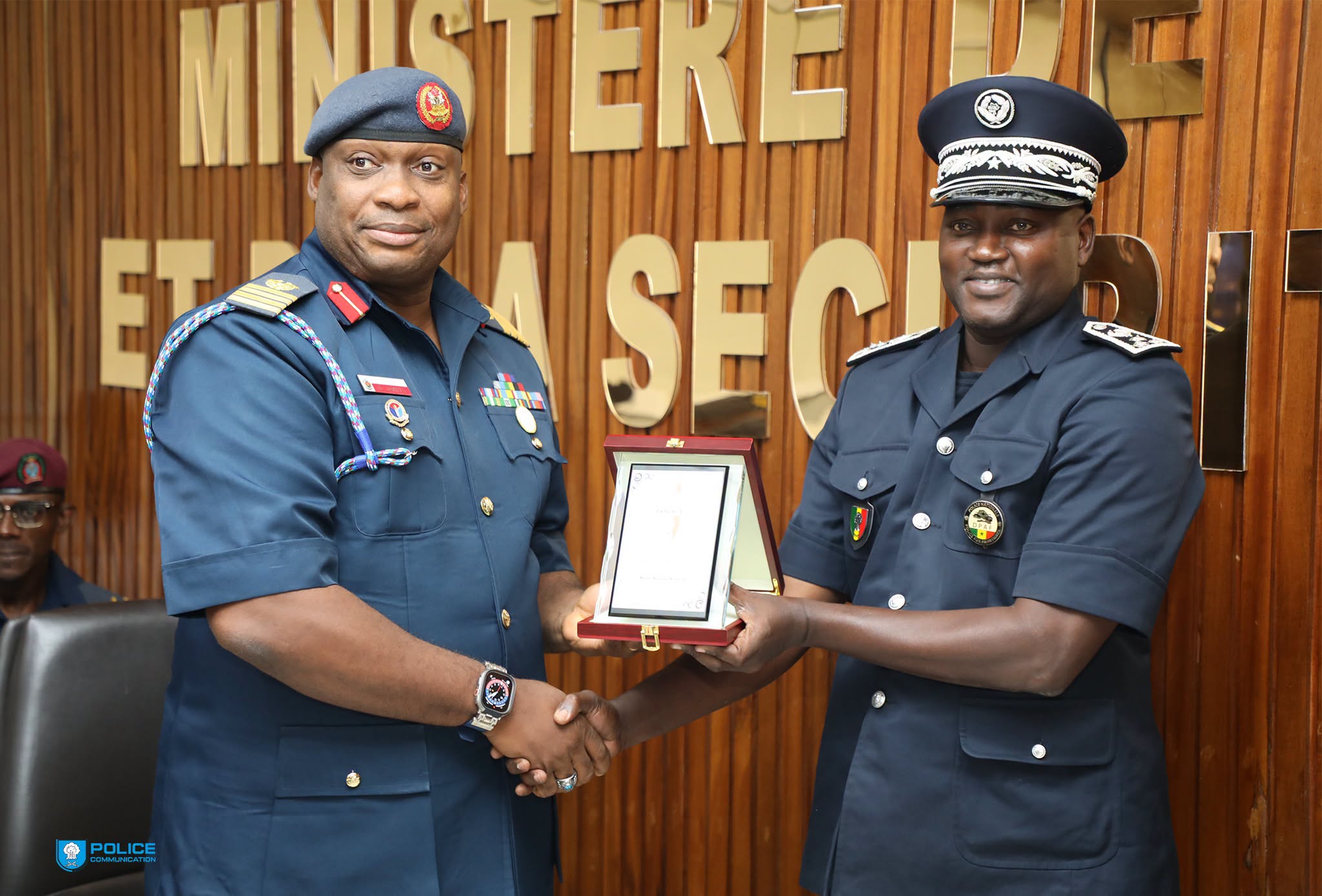 La Police aux Frontières accueille une délégation de l'AFCSC du Nigeria à Dakar