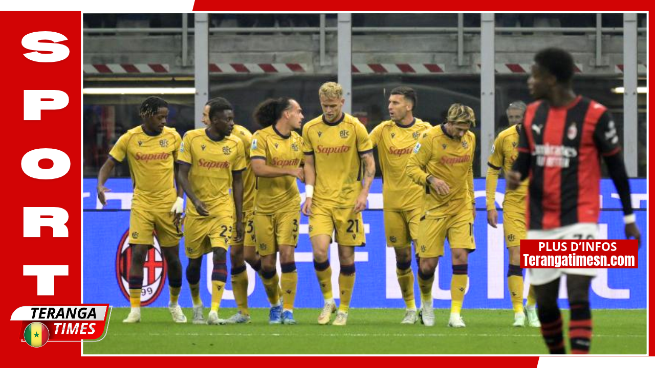Serie A : Bologne écrase Milan 4-2, l’Inter revient en tête à Venise