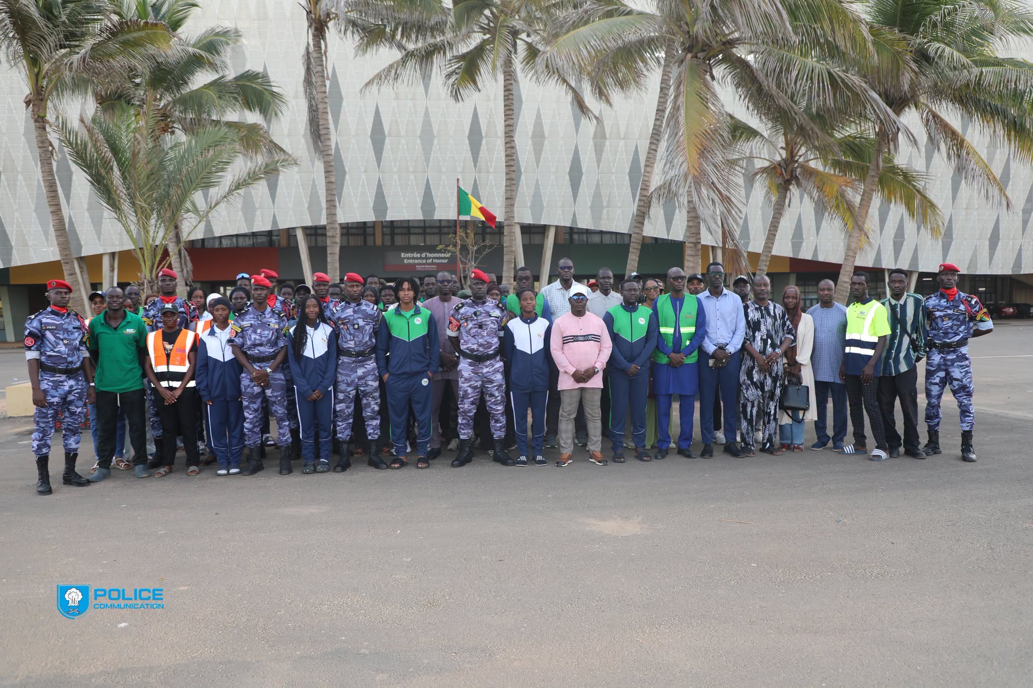 JOJ Dakar 2026: Levée des couleurs avec la Police et l'OGIS au stade Senghor