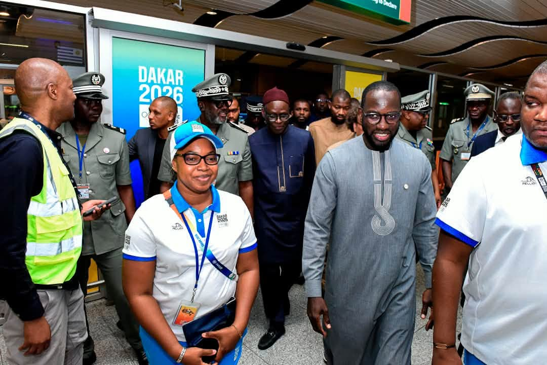 JOJ Dakar 2026: Le ministre Abdoul Ahad Ndiaye inspecte le dispositif de l'AIBD