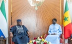 Le Président de la République reçoit Julius Maada Bio, Président en exercice de la CEDEAO, pour une visite de travail au Sénégal