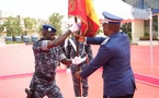 Remise du drapeau national aux contingents SENFPU 3-4 et 2-6 en partance pour la MINUSCA