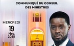 Communiqué du Conseil des Ministres du Mercredi 19 Novembre 2025