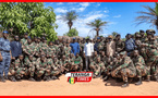 Casamance: le Président Faye rend visite à la Zone militaire n°5 et aux troupes sur le terrain