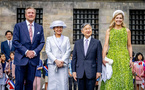 Pays-Bas : Première historique pour la princesse Ariane, sublime en tiare lors du banquet d’État pour le couple impérial japonais