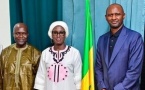 Patrick Vieira reçu en audience par la Ministre de la Jeunesse et des Sports Djirèye Clotilde Coly