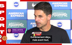 Défaite à Brighton : Mikel Arteta reconnaît les fragilités d'Arsenal et s'explique sur ses choix de changements