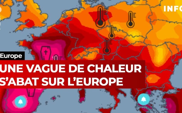 L’Europe étouffe sous une vague de chaleur extrême