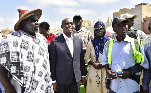 Barthelemy Dias visite le chantier du stade de Cambérène: “Dakar bi ñu bokk” poursuit sa dynamique de modernisation sportive