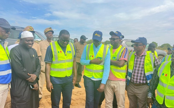 Autoroute dakar-tivaouane-saint-louis : Déthié Fall en visite de chantier pour suivre l’avancement des travaux