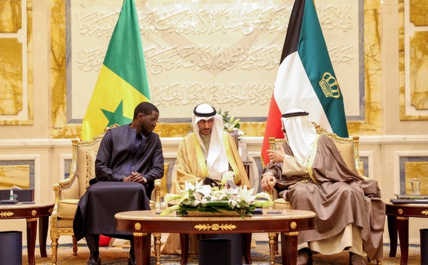 Koweït–Sénégal : Bassirou Diomaye Faye reçu avec les honneurs au Palais Bayan