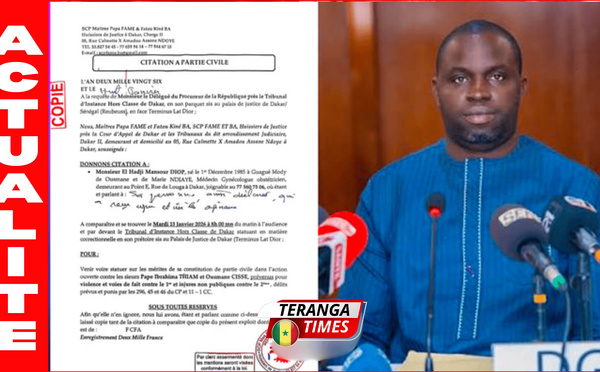 Justice : le Directeur général de la Santé cité dans une affaire de harcèlement à Dakar