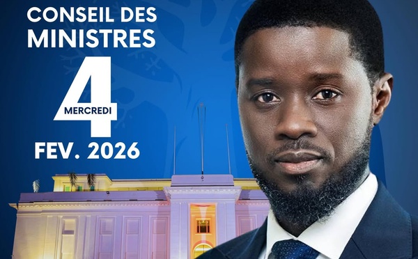 Conseil des Ministres s’est tenu le mercredi 04 février 2026