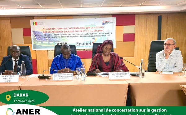 Transition énergétique : le Sénégal structure la gestion des équipements solaires en fin de vie