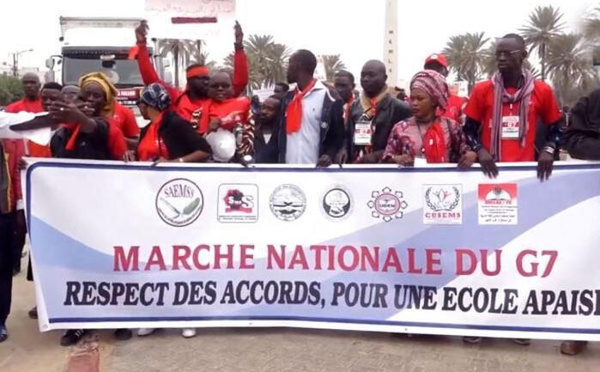 Éducation : le G7 lance un 5e plan d’actions entre débrayages et grèves totales