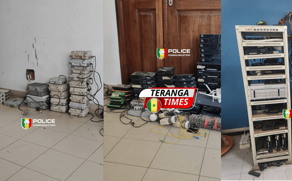MÉDIAS: Coup de filet contre la piraterie à Guédiawaye – Un réseau de câblodistribution démantelé