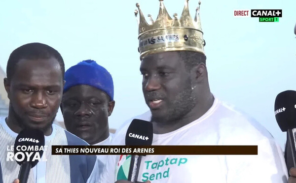 Lutte: Sa Thiès sacré Roi des arènes après sa victoire sur Modou Lô